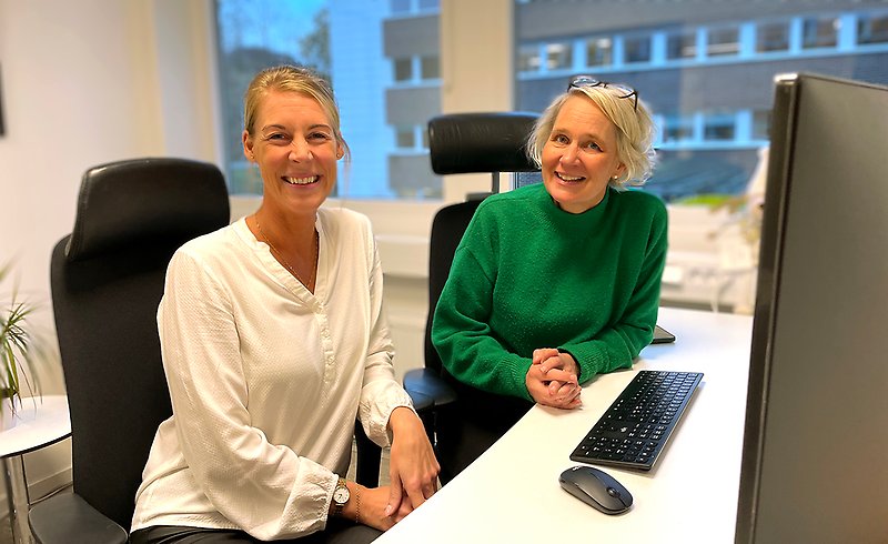 Johanna Alexandersson och Kristin Olsson 